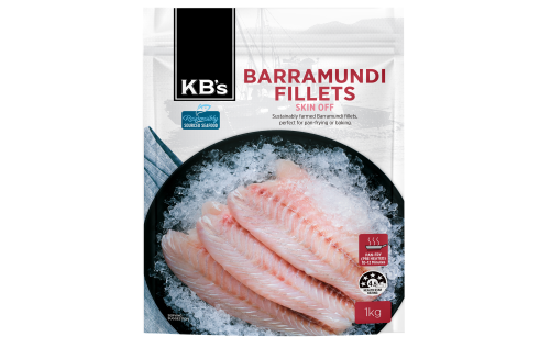 KB's Barramundi Fillets Skin Off