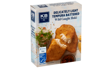 KB Seafood Co Delicately Light Tempura Battered Hoki