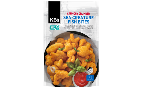 KB's Crunchy Crumbed Sea Creature Fish Bites