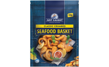 Just Caught Classic Crumbed Seafood Basket