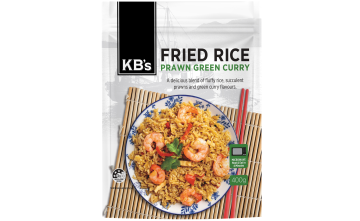 KB's Fried Rice Prawn Green Curry 