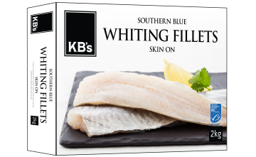 KB's Southern Blue Whiting Fillets Skin On