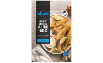 By George Crunchy Battered Whiting Fillets