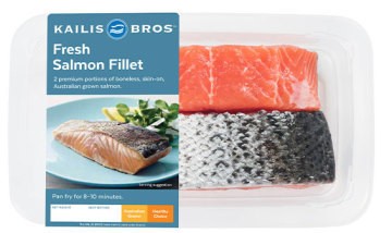 Kailis Bros Salmon Fillets Skin On
