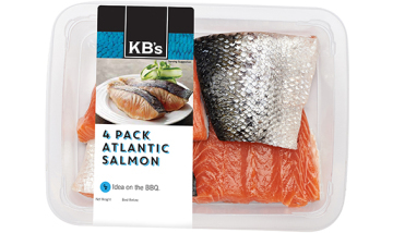 KB’s Atlantic Salmon Skin On – 4 pack