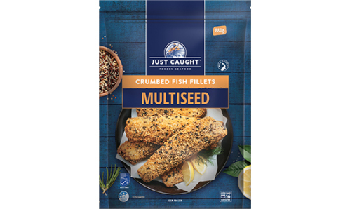 Just Caught Crumbed Fish Fillets Multiseed