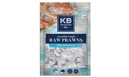 KB Seafood Co Raw Prawns Peeled and Deveined